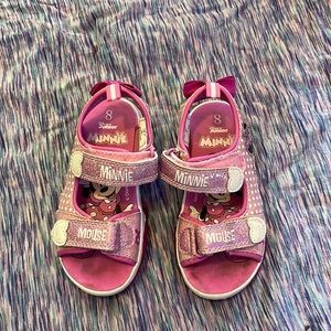 Toddler girls Minnie Mouse sandals size 8